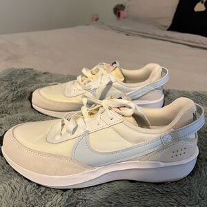 Nike White and Cream Sneakers